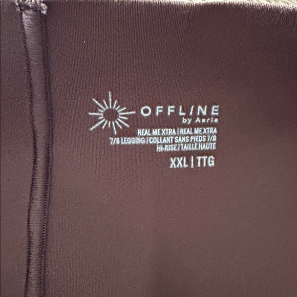 Offline by Aerie Women's XXL Cropped Brown Leggings - Picture 7 of 10